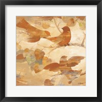 Framed 'Autumnal Glow I' border=