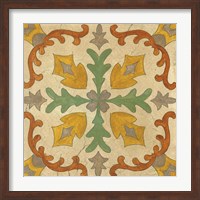 Framed Andalucia Tiles I Color