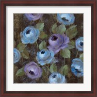 Framed 'Blue Damask II' border=