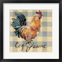 Coq Jaune Framed Print