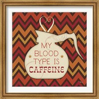 Framed 'Caffeine I' border=