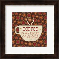 Framed 'Caffeine II' border=