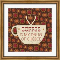 Framed 'Caffeine II' border=