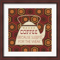 Framed 'Caffeine III' border=