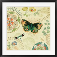 Folk Floral II Framed Print