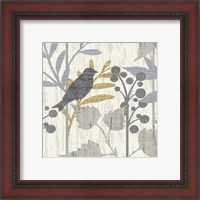 Framed 'Garden Leaves Square III' border=