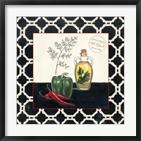 Parsley and Peppers Framed Print