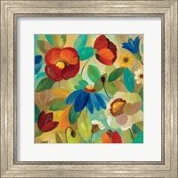 Framed 'Summer Floral I' border=