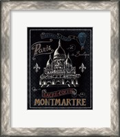 Framed 'Travel to Paris III' border=