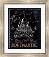 Framed 'Travel to Paris III' border=