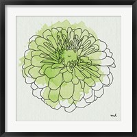 Framed Watercolor Floral I