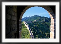 Framed China, Huairou, Mutianyu, Great Wall, turret window