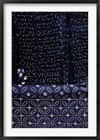 Framed Cloth Made in Xizhou Tie-Dye Factory, Bai Village North of Dali, China