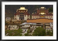 Framed Deqin Tibetan Autonomous Prefecture, Songzhanling Monastery, Zhongdian, Yunnan Province, China