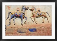 Framed India, Ladakh, Thiksey, Indian and Buddhist gods