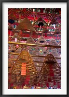 Framed Man Mo Buddhist Temple, Hong Kong, China