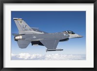 Framed F-16C Fighting Falcon during a sortie over Arizona