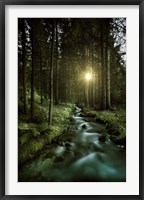 Framed Sunset over Small Stream, Pirin National Park, Bulgaria