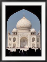 Framed Royal Gate detail s, Taj Mahal, Agra, India