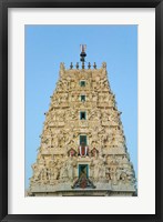 Framed Hindu Temple in Pushkar, Rajasthan, India