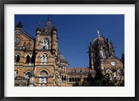 Framed Chhatrapati Shivaji (Victoria) Terminus, Mumbai, India