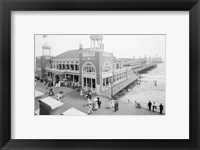 Framed Atlantic City Steel Pier, 1910s