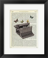 Typewriter Framed Print