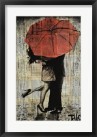 Framed Red Umbrella