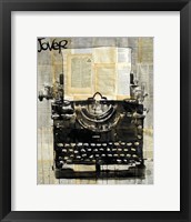 Framed Typewriter