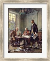 Framed Writing the Declaration of Independence, 1776