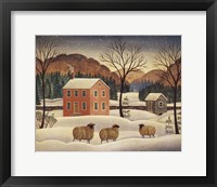 Framed Winter Sheep II