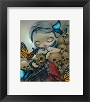 Framed Butterflies and Bones