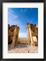 Framed Propilaeum of the Temple of Artemis, Jerash, Gerasa, Jordan