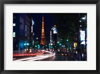 Framed Tokyo Tower, Roppongi, Tokyo, Japan