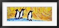 Starry Night Penguin II Framed Print