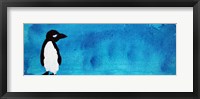 Framed Blue Penguin III