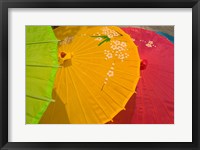 Framed Birghtly Colored Parasols, Bulguksa Temple, Gyeongju, South Korea