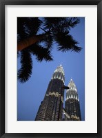 Framed Malaysia, Petronas Twin Towers, Modern buildings