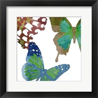 Scattered Butterflies II Framed Print
