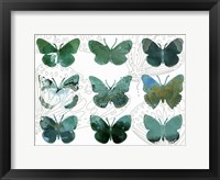 Layered Butterflies I Framed Print