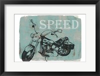 Motorcycle Ride II Framed Print