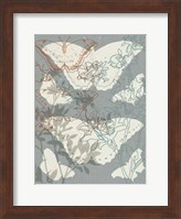 Framed Flowers & Butterflies I