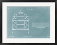 China Shelf Framed Print