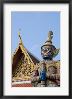 Framed Statue at The Grand Palace, Bangkok, Thailand