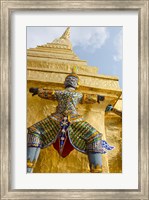 Framed Grand Palace, Upper Terrace monuments, Bangkok, Thailand