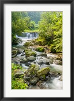 Framed Waterfall and River, Rize, Black Sea Region of Turkey