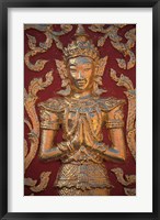 Framed Gold Leafed Deatil at Wat Doi Suthep, Chiang Mai, Thailand