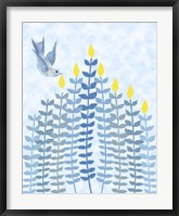 Framed Bird Hanukkah Candles