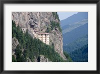 Framed Sumela Monastery, Trabzon, Turkey
