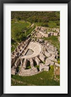 Framed Aerial view of Aphrodisias, Aydin, Turkey